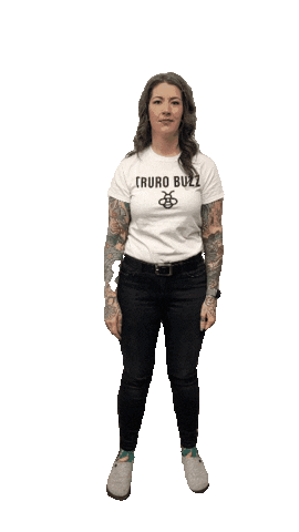 Happy Pointing Sticker by Truro Buzz