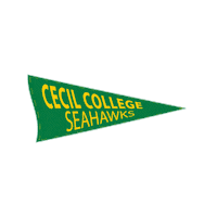 Seahawk Sticker by Cecil College