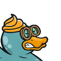 duckieland stop duckie nofud duckieland Sticker