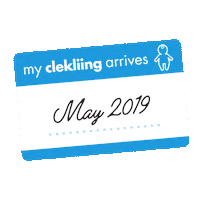 expecting due date Sticker by Clek