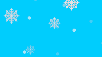 christmas snowflakes GIF