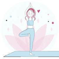 Yoga Joga Sticker by eMimino