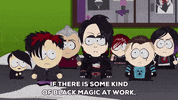 goth gathering GIF by South Park 
