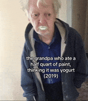 s9icysir3n yummy paint yogurt eatpaint GIF