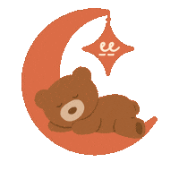 Feels Teddy Bear Sticker by Saddle Cafe