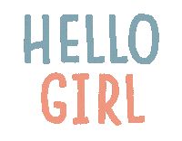Hellogirl Hello Sticker