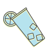 WonderSipStraw blue drink drinks one click Sticker