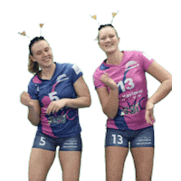 OUDEGEM reaction sport party volleyball Sticker