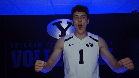 Gocougs Ncaavolleyball GIF by BYU Cougars