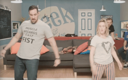 dance party dancing GIF by Geek & Sundry