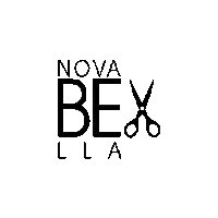 novabella peluqueria tijeras tijera cortar Sticker