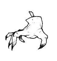 hand creep Sticker by Señor Kruel