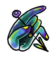 Flower Hand Sticker by ZAV