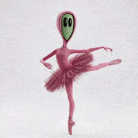 Ballerina GIF by Lonely Aliens