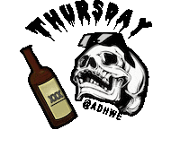 Party Beer Sticker by ADHWÉ
