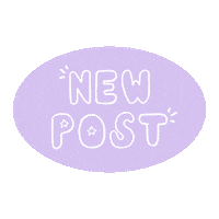 Cute New Post Sticker