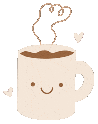Peanutprintz coffee morning cup cozy Sticker