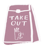 Takeout Togo Sticker