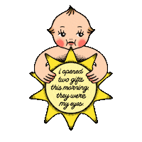 Baby Sun Sticker