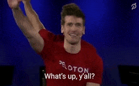 Whats Up Hello GIF by Peloton