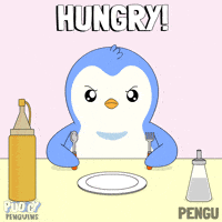 Hungry Penguin GIF by Pudgy Penguins