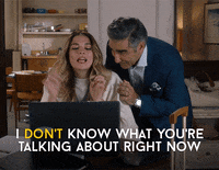 What Are You Talking About Schitts Creek GIF by CBC