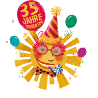 Sonnenschein 35Jahre Sticker by sonnentor