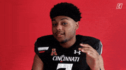 University Of Cincinnati Reaction GIF by Cincinnati Bearcats
