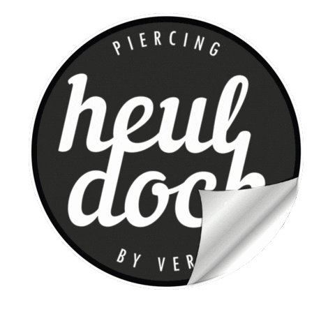 Piercing Sticker by Piercingstudio heul doch
