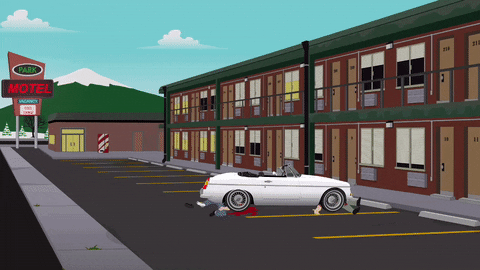car hotel GIF by South Park 