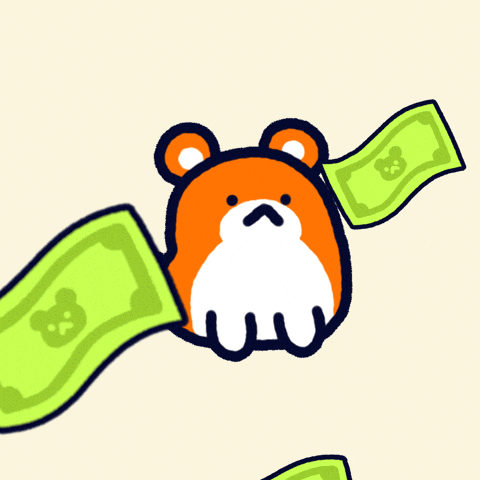 PokiTheHamster giphyupload meme money rain GIF