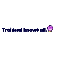 Learn Crystal Ball Sticker by Trainual