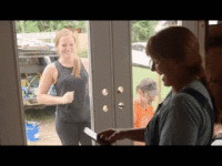 good bones karen laine and mina starsiak hawk GIF