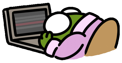 Sad Work From Home Sticker