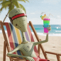 Cheers Beach GIF by Lonely Aliens