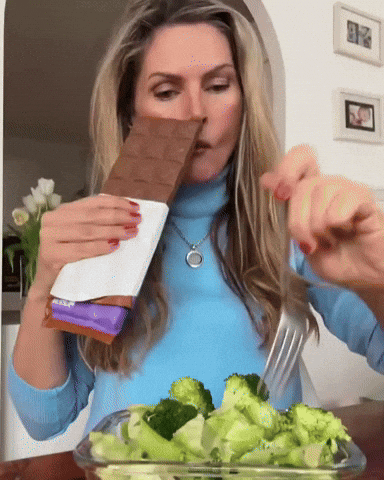 Chocolate Eating GIF