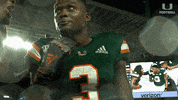 Hurricanes Football Touchdown GIF by Miami Hurricanes