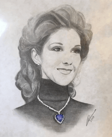 Art Drawing GIF by Celine Dion
