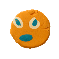 J0e_Eckw0rth crazy orange head colours Sticker