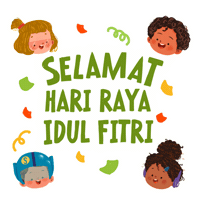tentanganakedu idulfitri tentanganak 4sekawan bukuaktivitasmakan Sticker