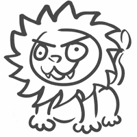 mingsyuanlu animal lion theabsurdzoo GIF