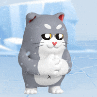 Cat Winter GIF by Liberty Cats Emojis