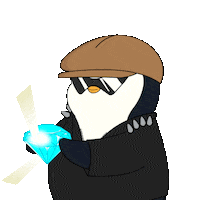 Fashion Sparkle Sticker by Pudgy Penguins