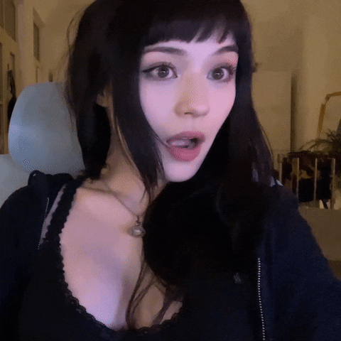 Cute Girl Wow GIF