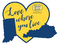 SchulerBauer love heart real estate realtor Sticker