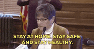 Stay At Home Order GIF by GIPHY News