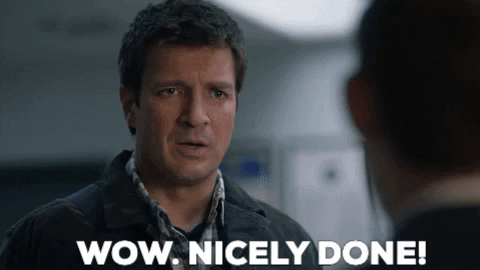 Nathan Fillion Wow GIF by ABC Network