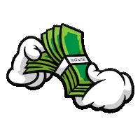 Money Cash Sticker by Booth Life