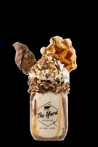 Theyardmilkshakebar bacon milkshake waffle milkshakes GIF