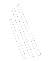 White Lines Line Sticker